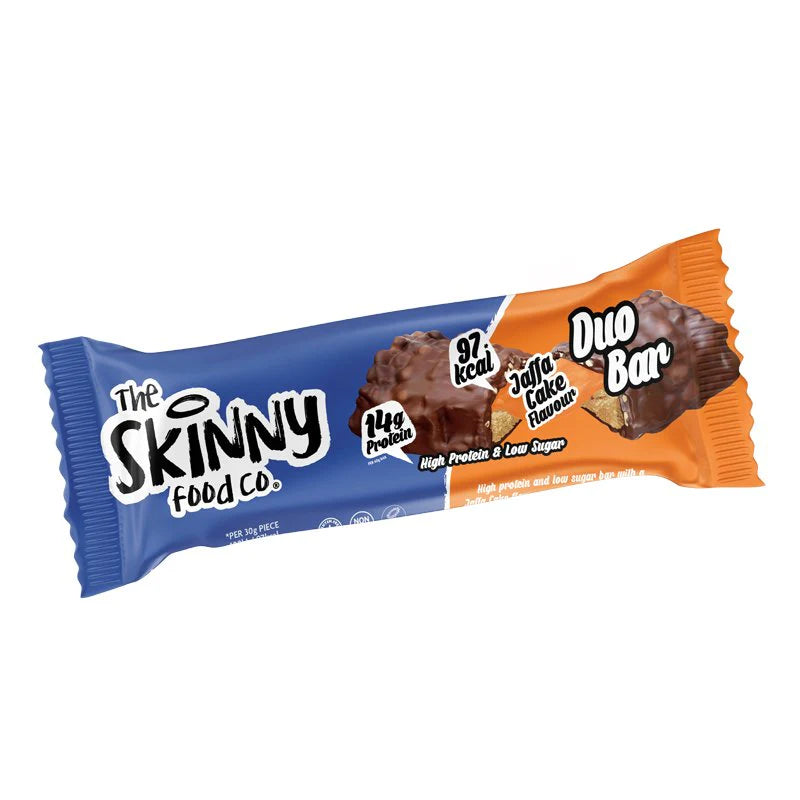 The Skinny Food Co Duo Low Sugar High Protein Bar 12 x 60g Jaffa Cake