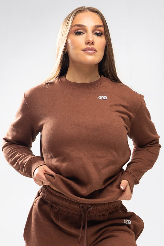 XAPE Core Logo Sweatshirt - Cocoa