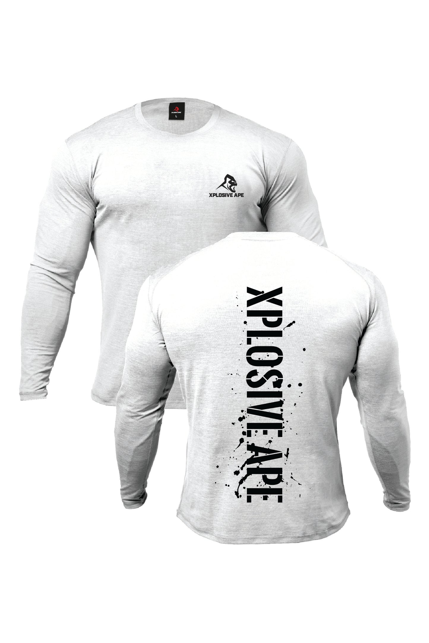 XAPE Smackdown V2 Long Sleeve Tee - White