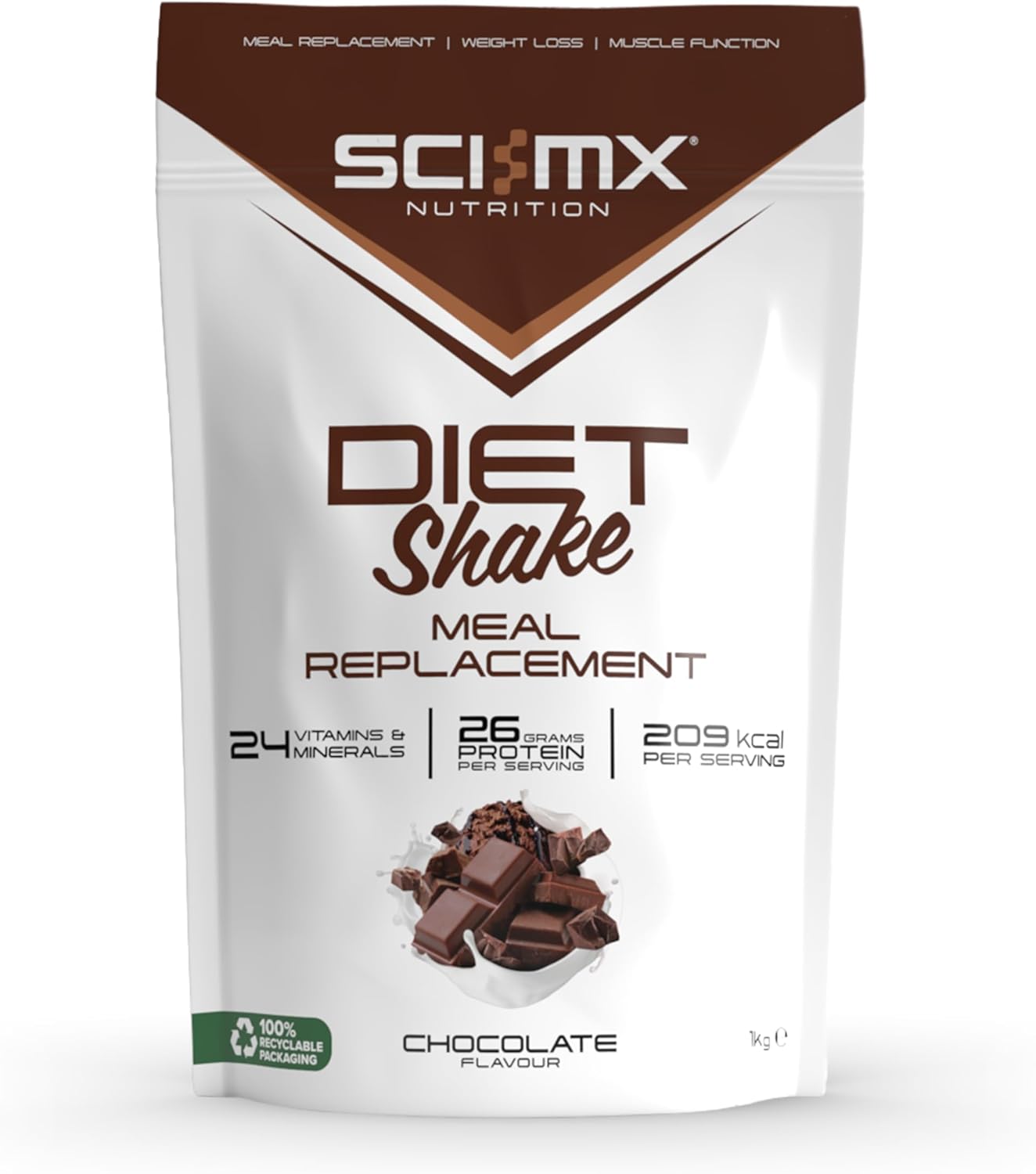 Sci-MX Diet Meal Replacement 1kg Chocolate