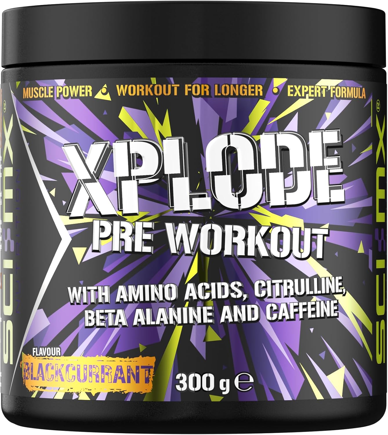 Sci-MX X-PLODE Pre-Workout 300g Blackcurrent