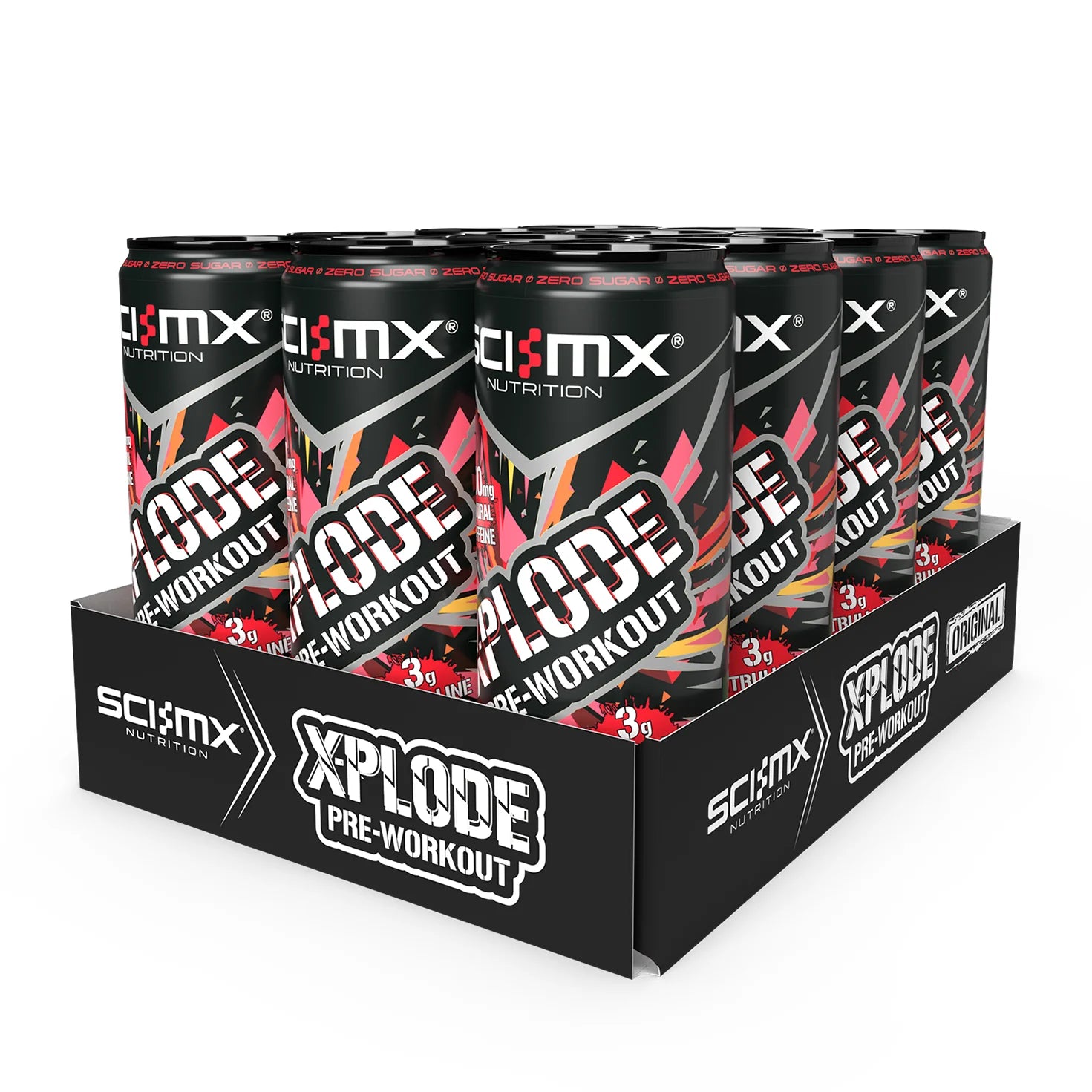 SCI-MX X-PLODE Pre-Workout Energy Drink 12x330ml Original