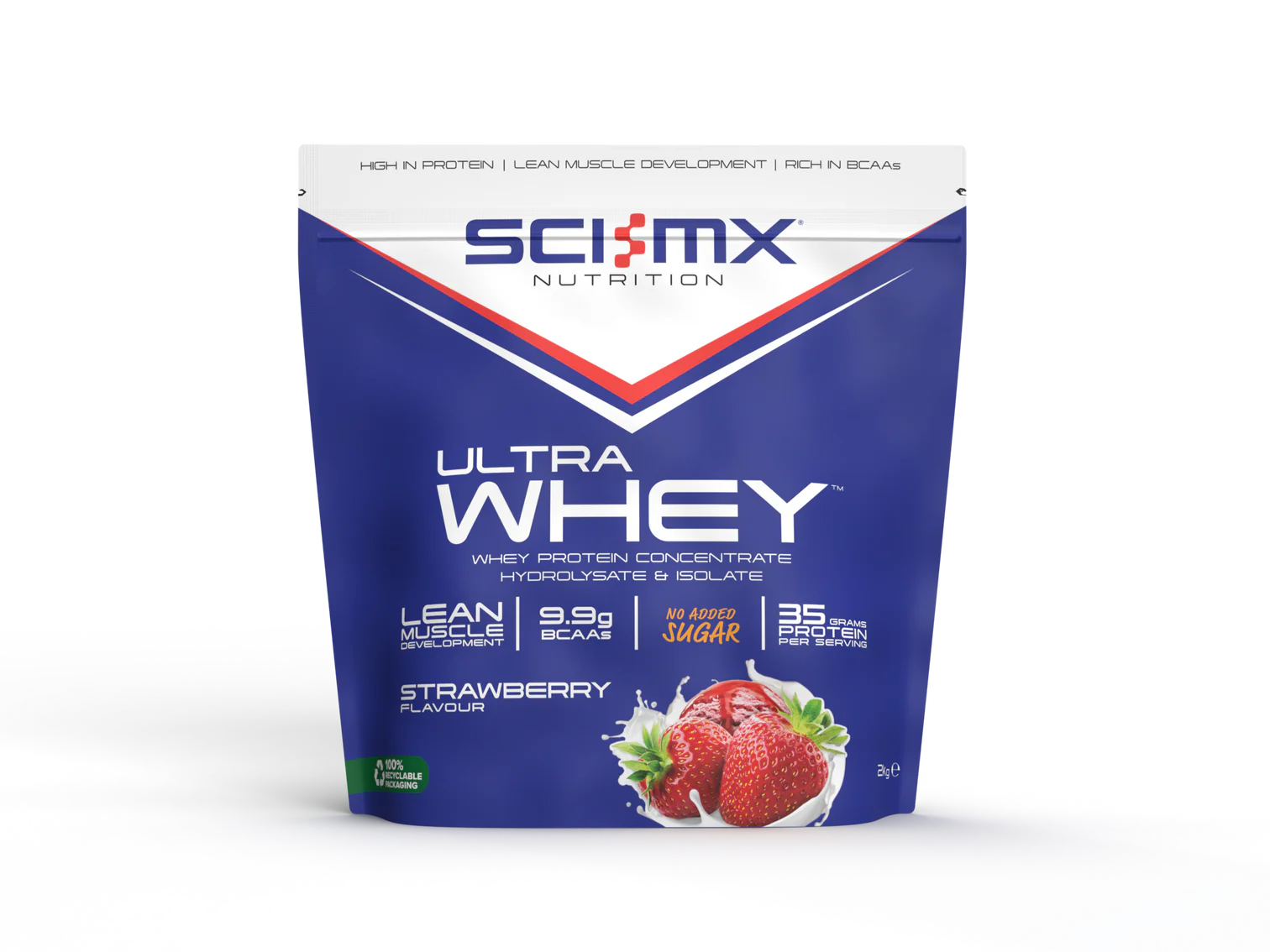 SCI-MX Ultra Whey 2kg Strawberry