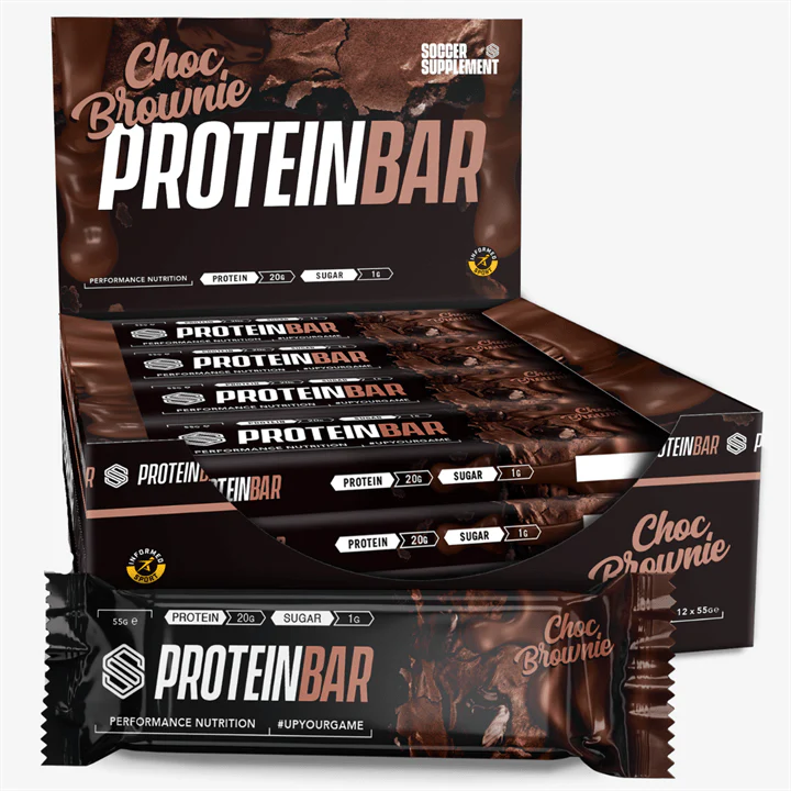 Soccer Supplement Protein Bar 12x50g Choc Brownie