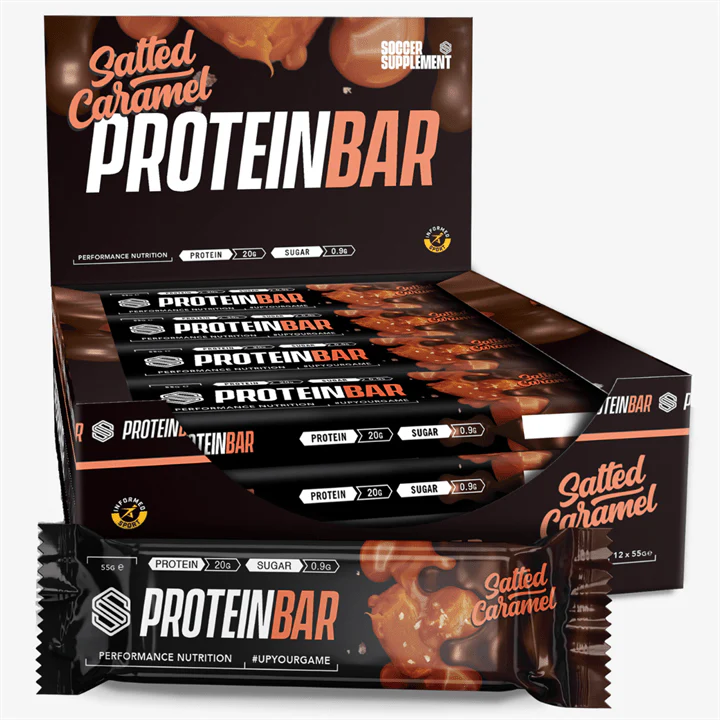 Soccer Supplement Protein Bar 12x50g Salted Caramel