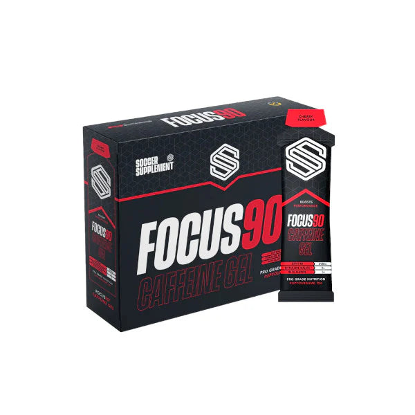 Soccer Supplement Focus90 Caffeine Gel 12x70g Cherry