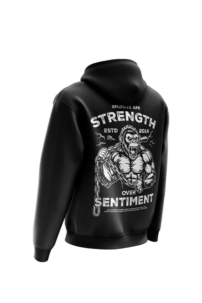 XAPE Strength Over Sentiment Hoodie & Tee Combo - Black