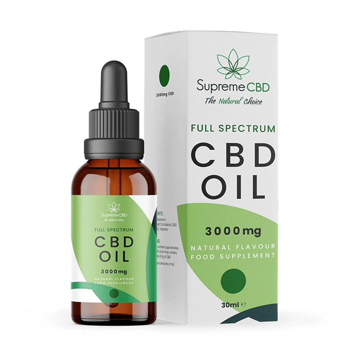 Supreme CBD CBD Oil 30ml (3000mg) 30ml Natural