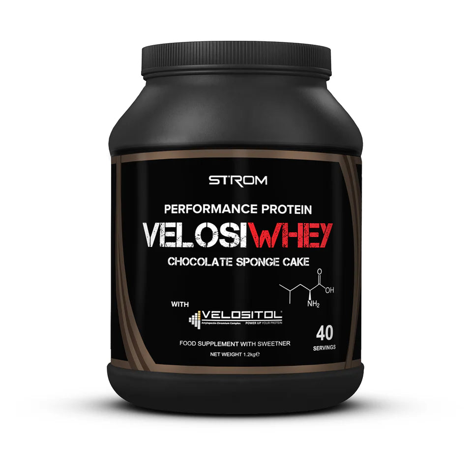 Strom Sports VelosiWhey  1.2kg Chcolate Spounge Cake