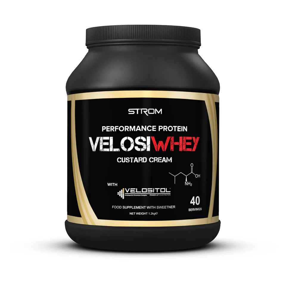 Strom Sports VelosiWhey  1.2kg Custard Cream