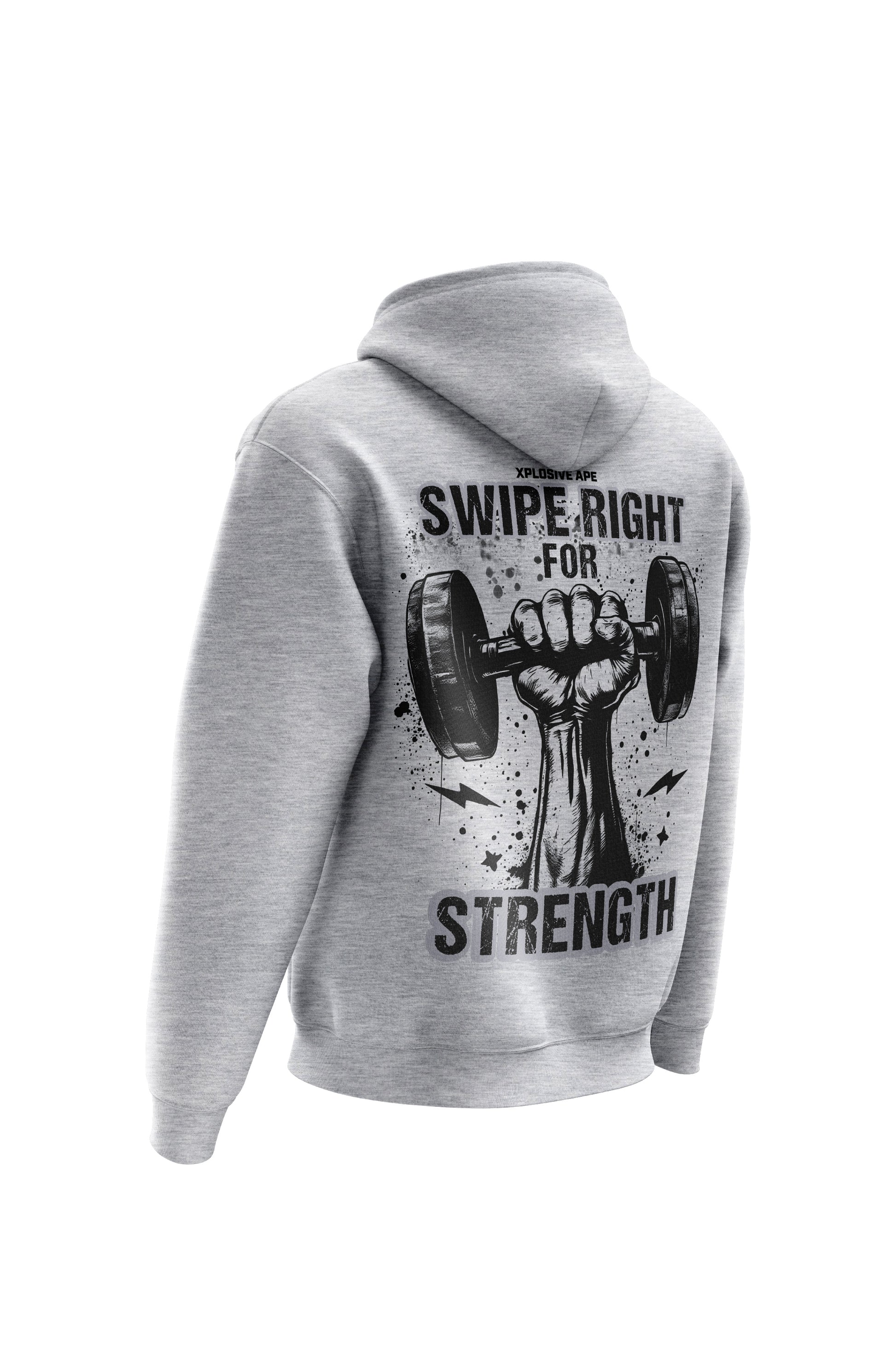 XAPE Swipe Hoodie & Tee Combo - Sports Grey