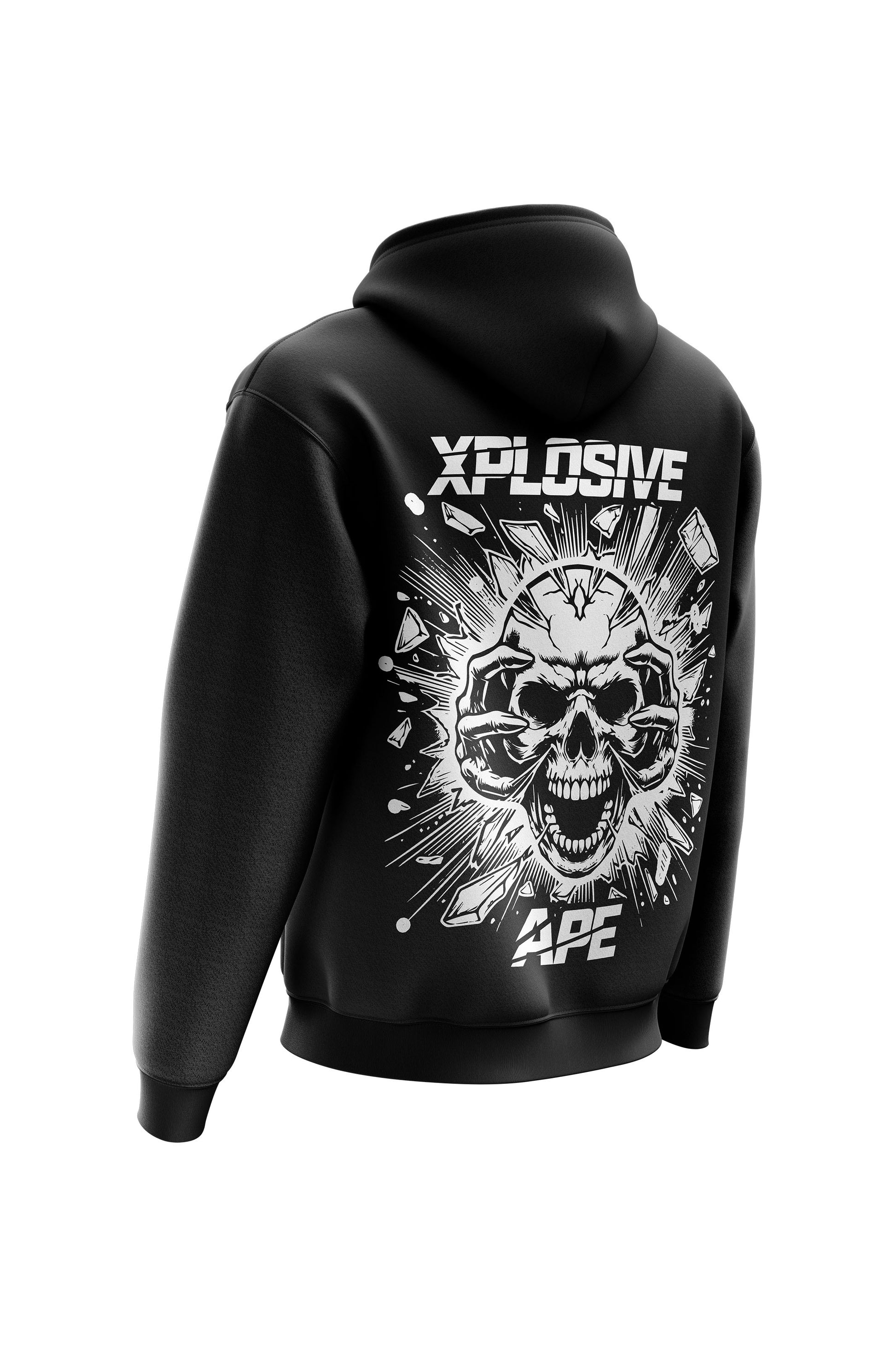 XAPE Shatter Hoodie & Tee Combo - Black