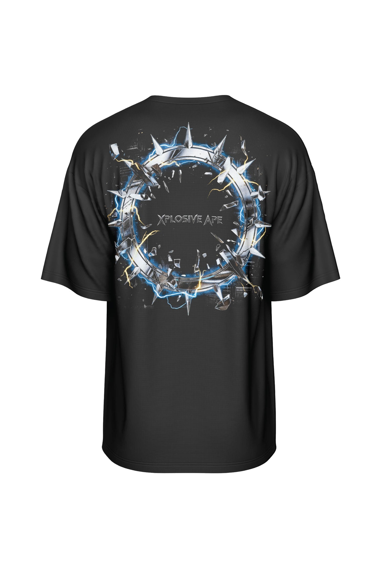 XAPE Shock Halo Oversized Tee - Black