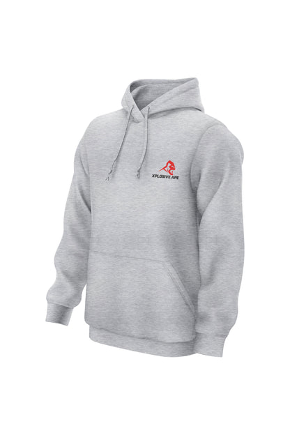 XAPE Never Back Down Signature Hoodie - Sports Grey