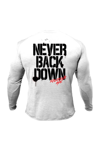 XAPE Never Back Down Signature Sweatshirt - White