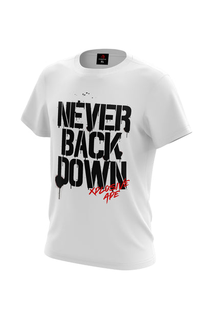 XAPE Never Back Down Signature Hoodie & Tee Combo - White