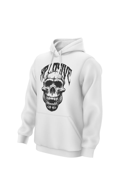 XAPE Skull V1 Hoodie - White