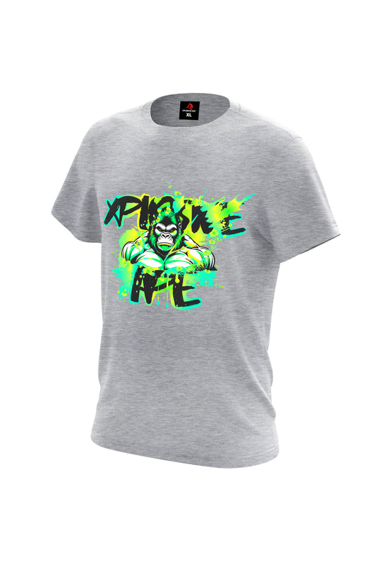 XAPE Splatter Graffiti V2 Tee - Grey