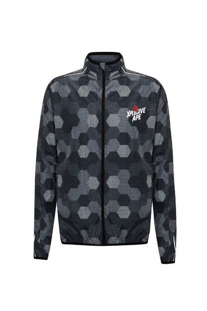 XAPE Stencil Logo Fitness Jacket - Black
