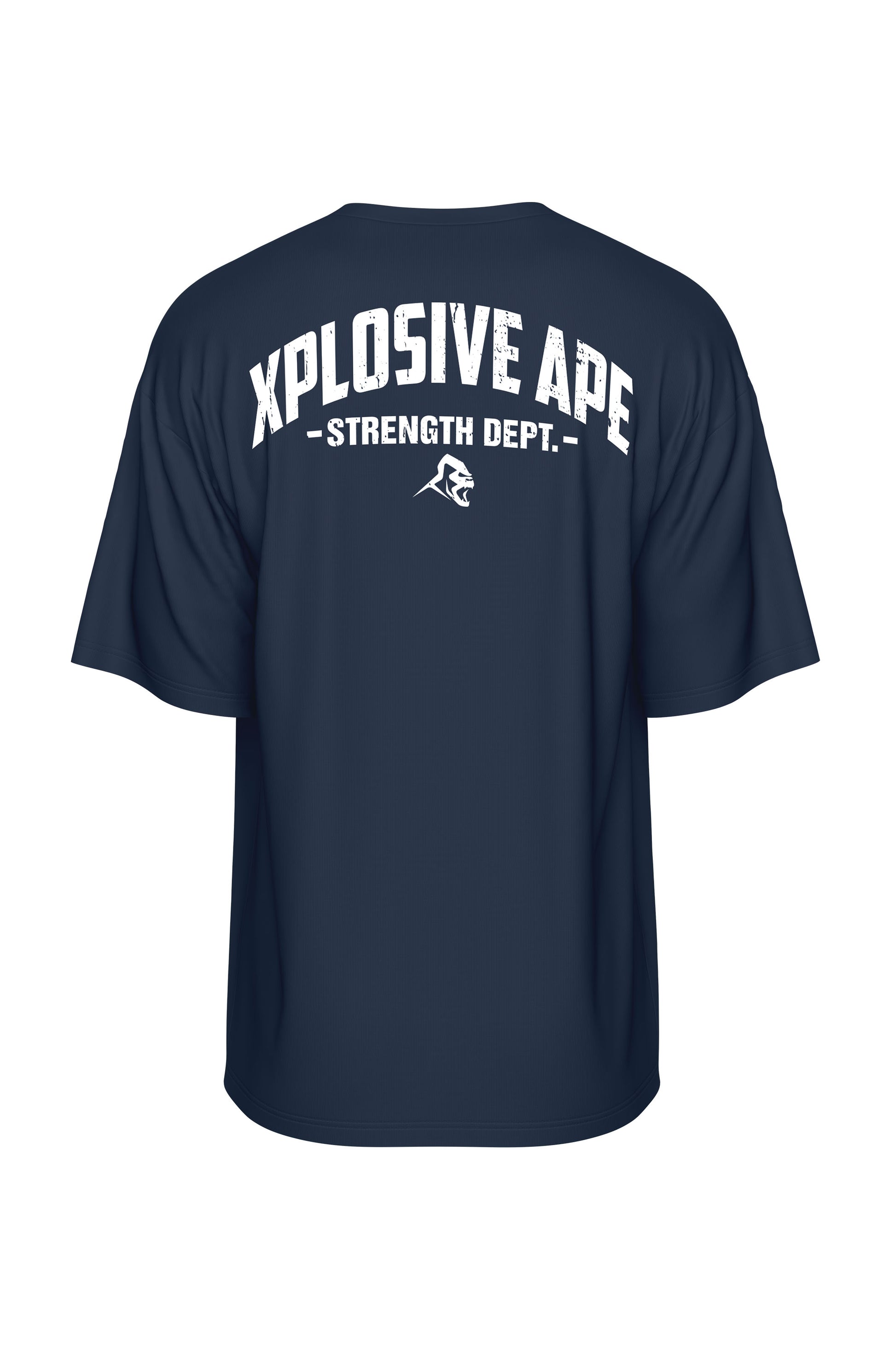 XAPE Strength Dept. Oversized Tee - Navy