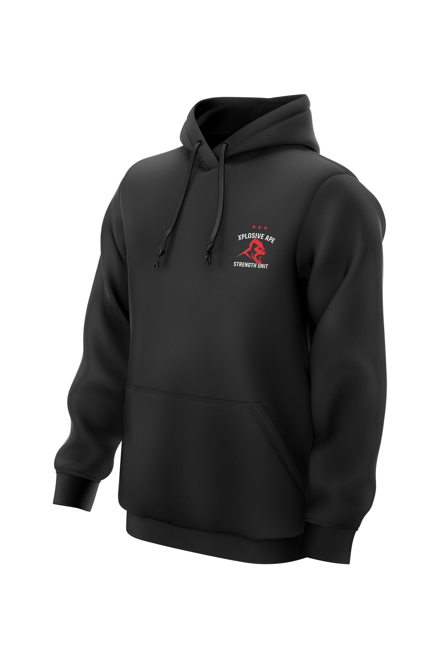 XAPE Strength Unit V2 String Hoodie - Black