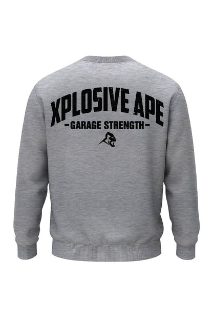 XAPE Garage Strength V2 Sweatshirt - Sports Grey