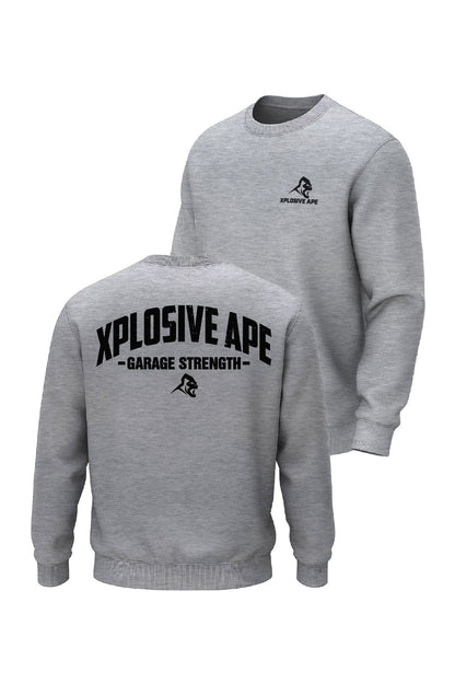XAPE Garage Strength V2 Sweatshirt - Sports Grey