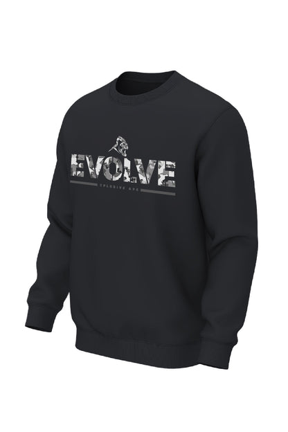 XAPE Evolve Camo V2 Sweatshirt - Black