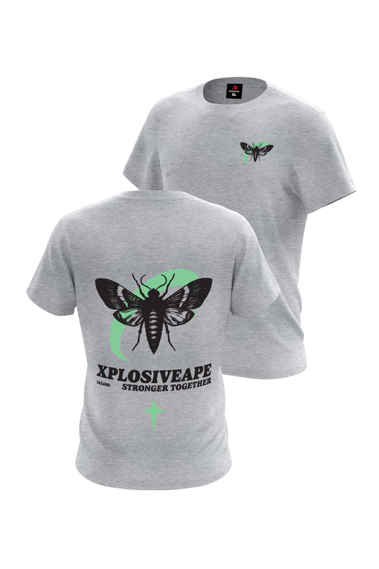 XAPE Moth Tee - Sports Grey