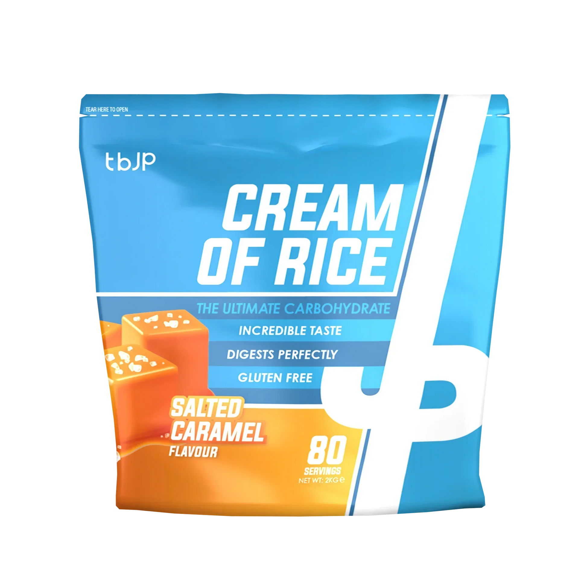 Trained By JP Cream Of Rice 2kg Salted Caramel