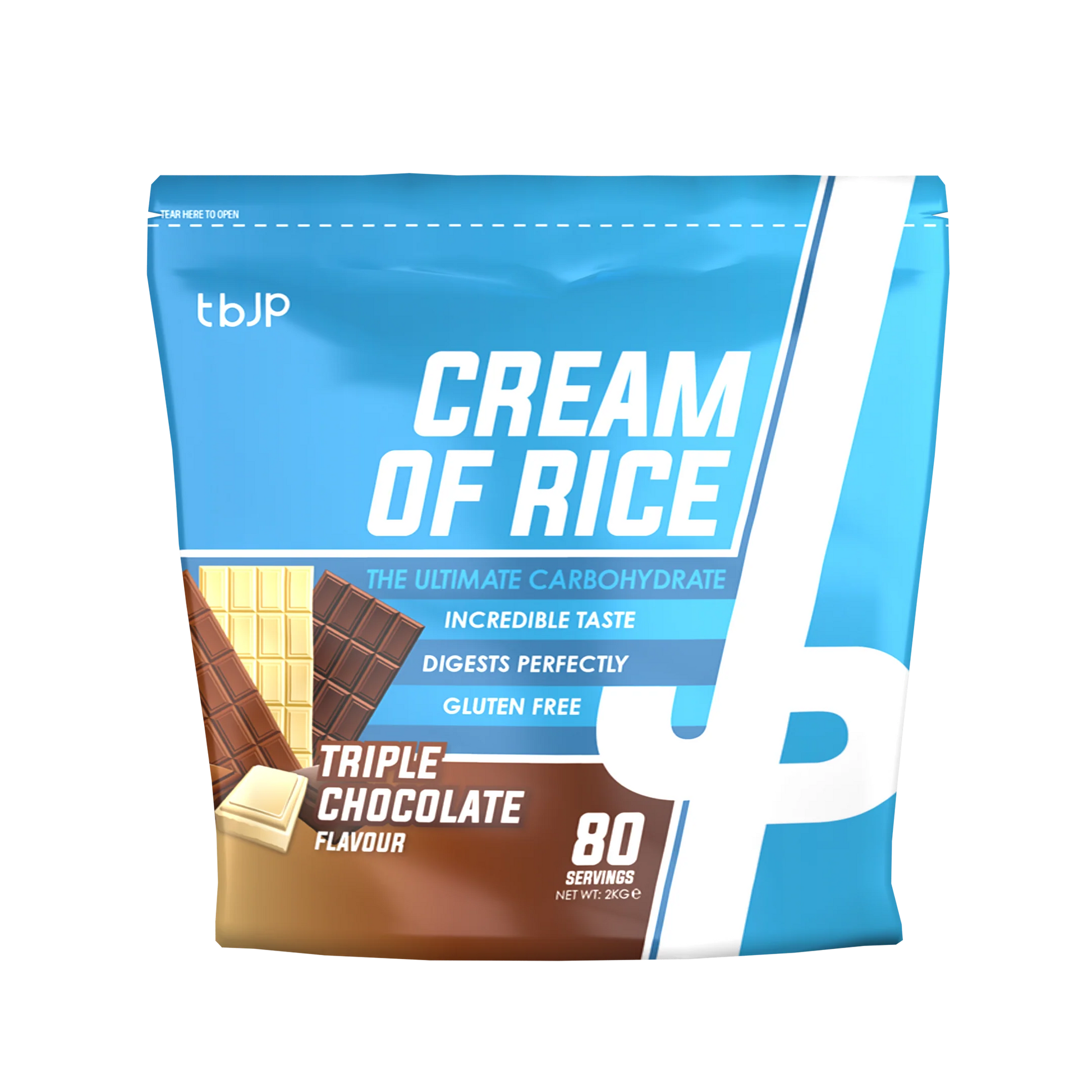 Trained By JP Cream Of Rice 2kg Triple Chocolate