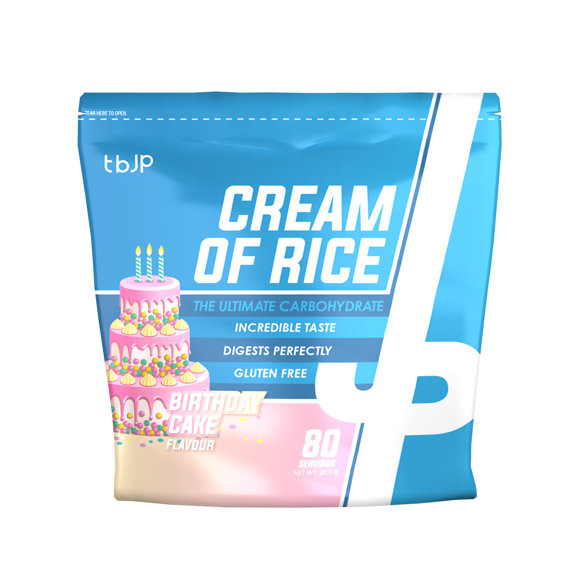 Trained By JP Cream Of Rice 2kg Birthday Cake