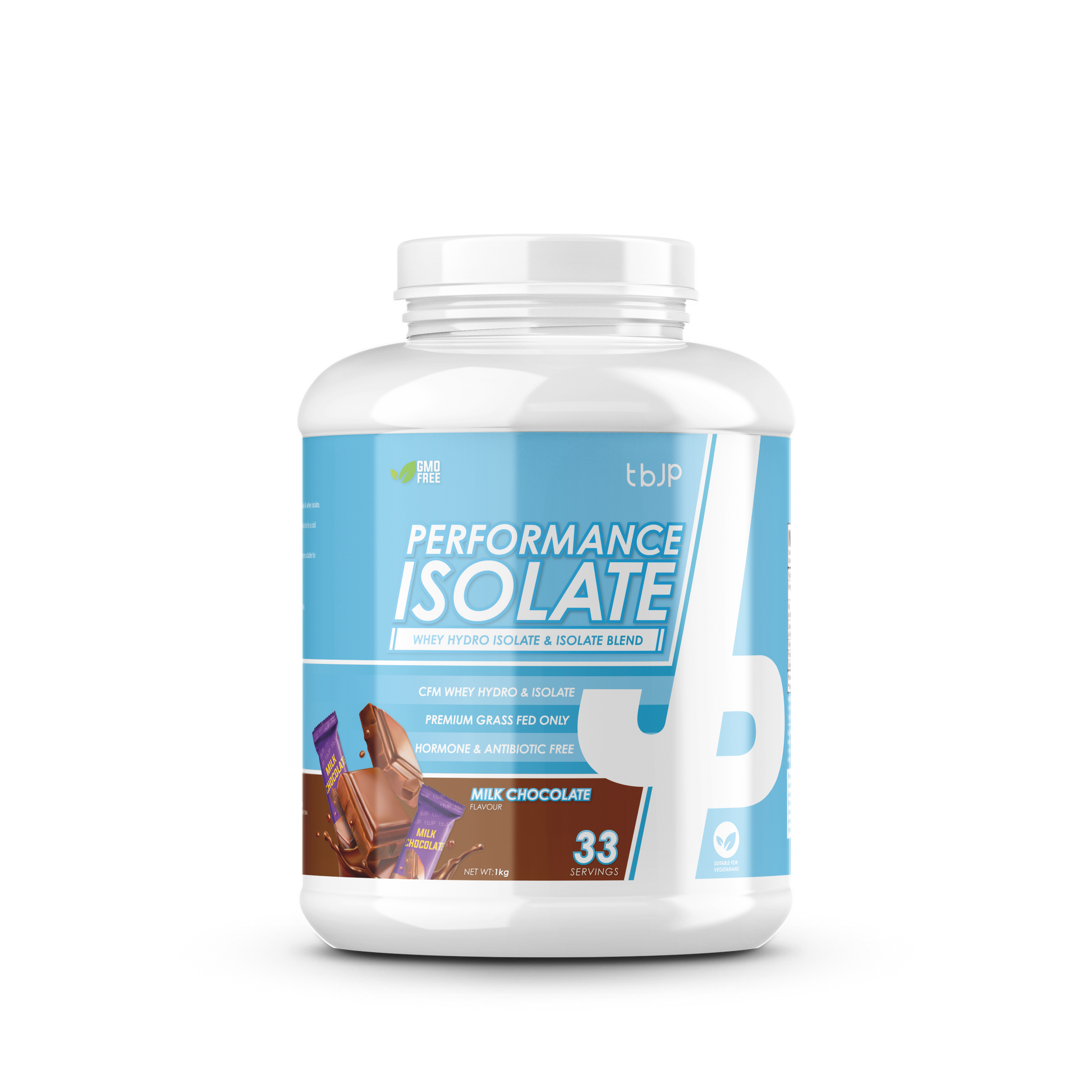 Trained By JP Performance Isolate 1kg Milk Chocolate