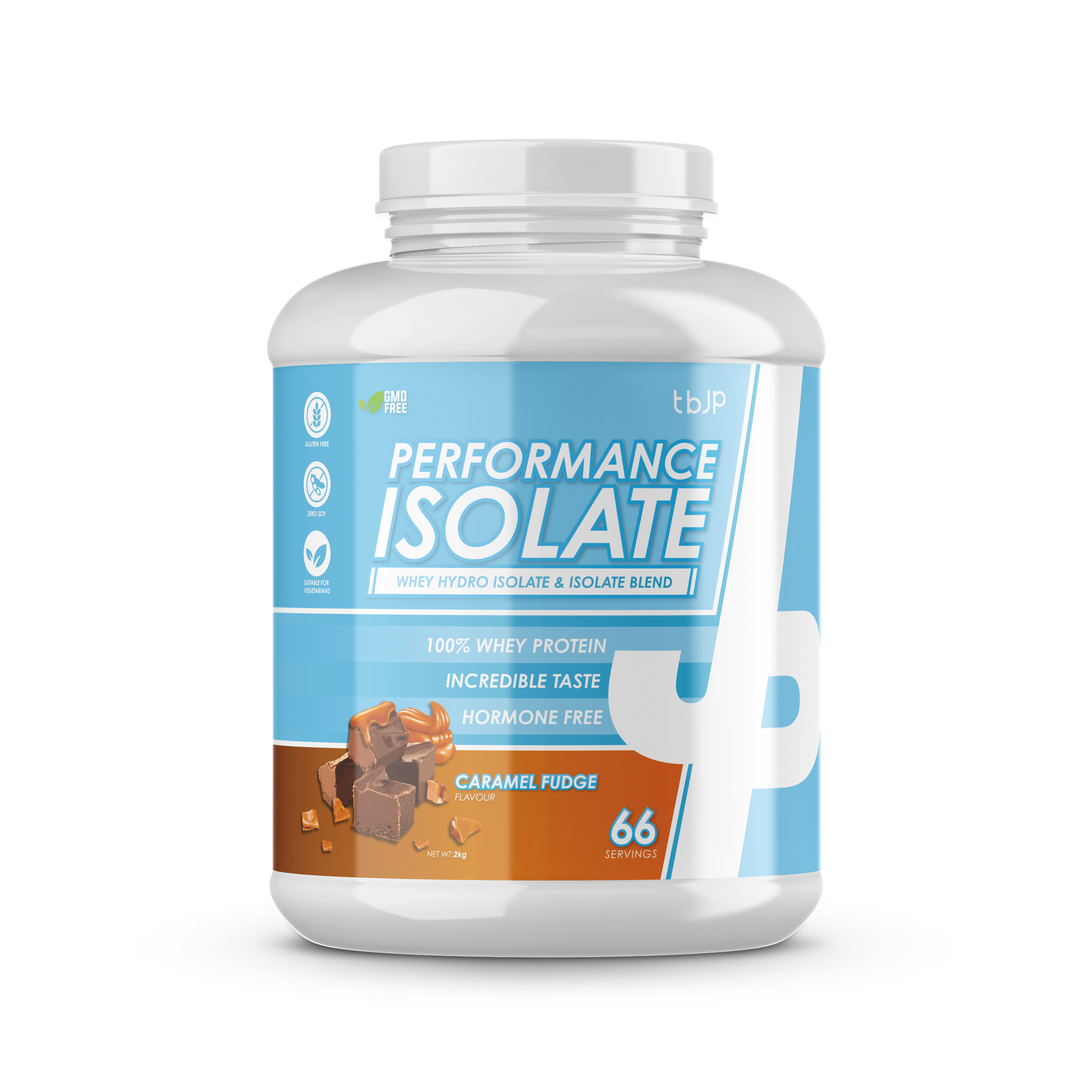 Trained By JP Performance Isolate 2kg Caramel Fudge