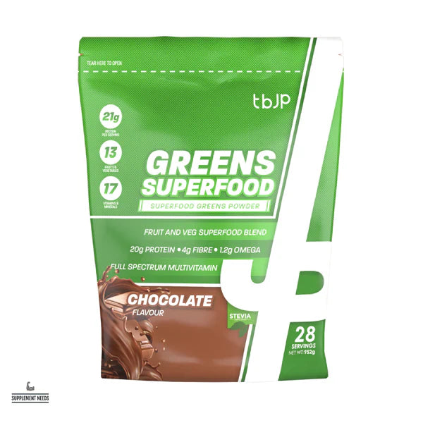 Trained By JP Superfood Greens 1kg Chocolate