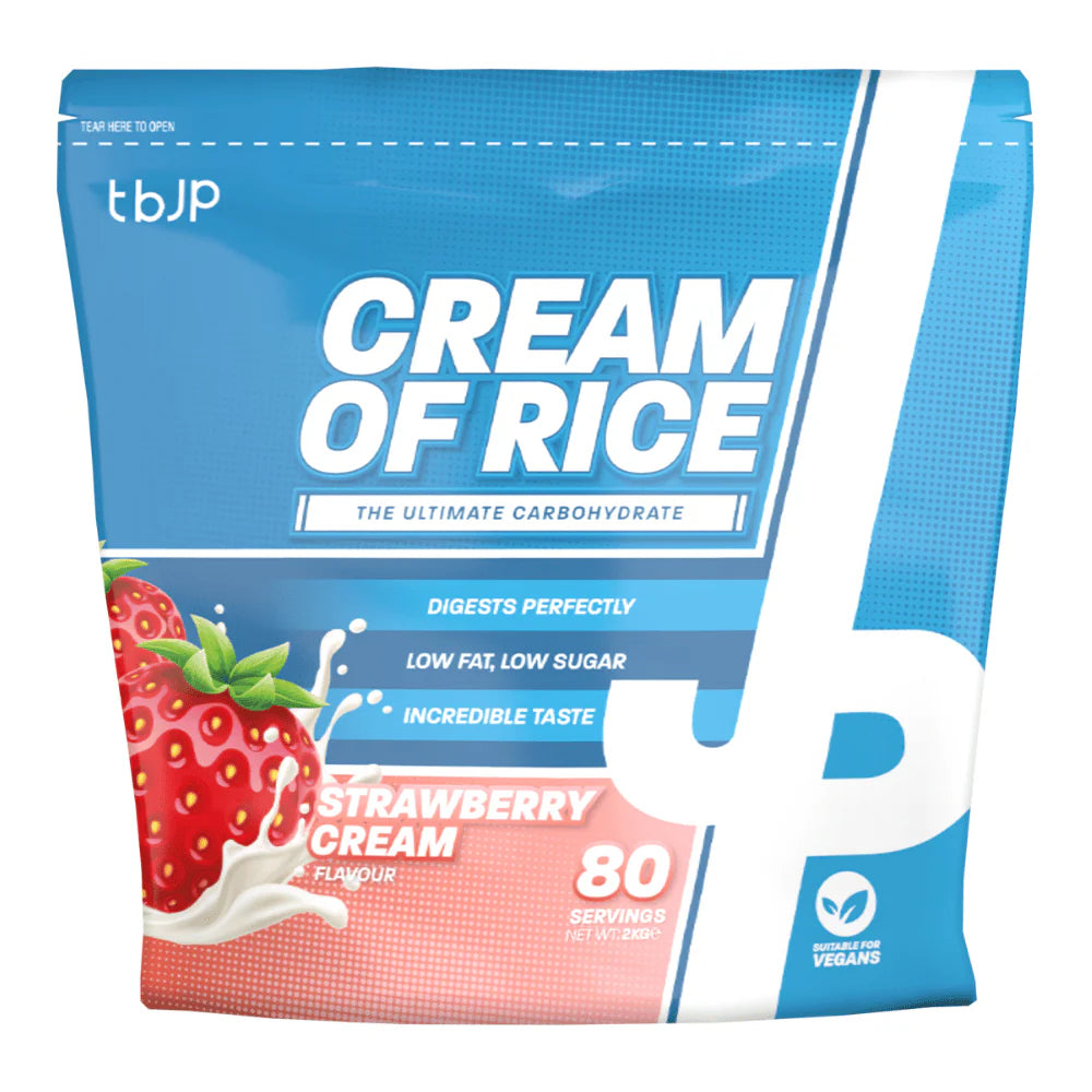 Trained By JP Cream Of Rice 2kg Strawberries & Cream