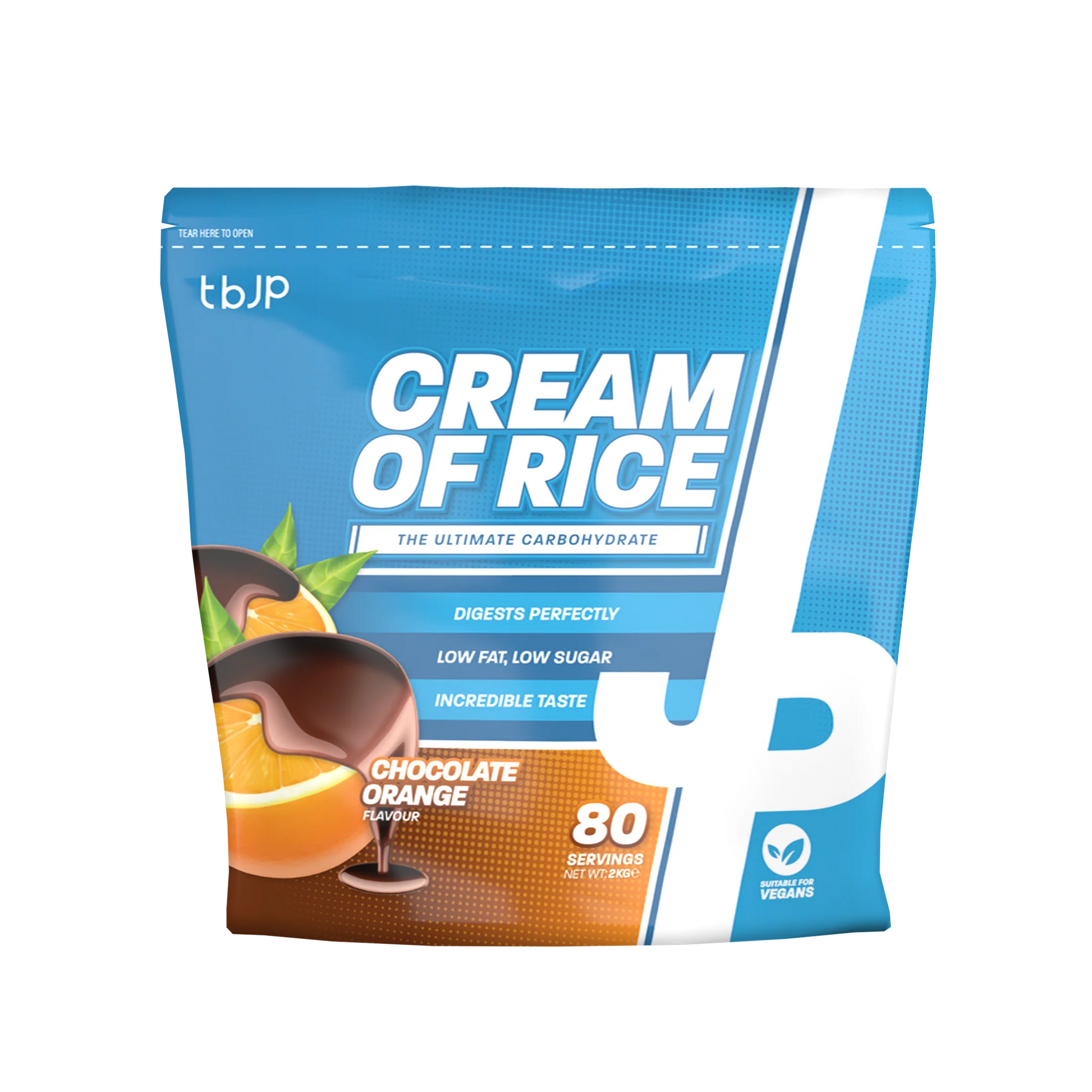 Trained By JP Cream Of Rice 2kg Choc Orange