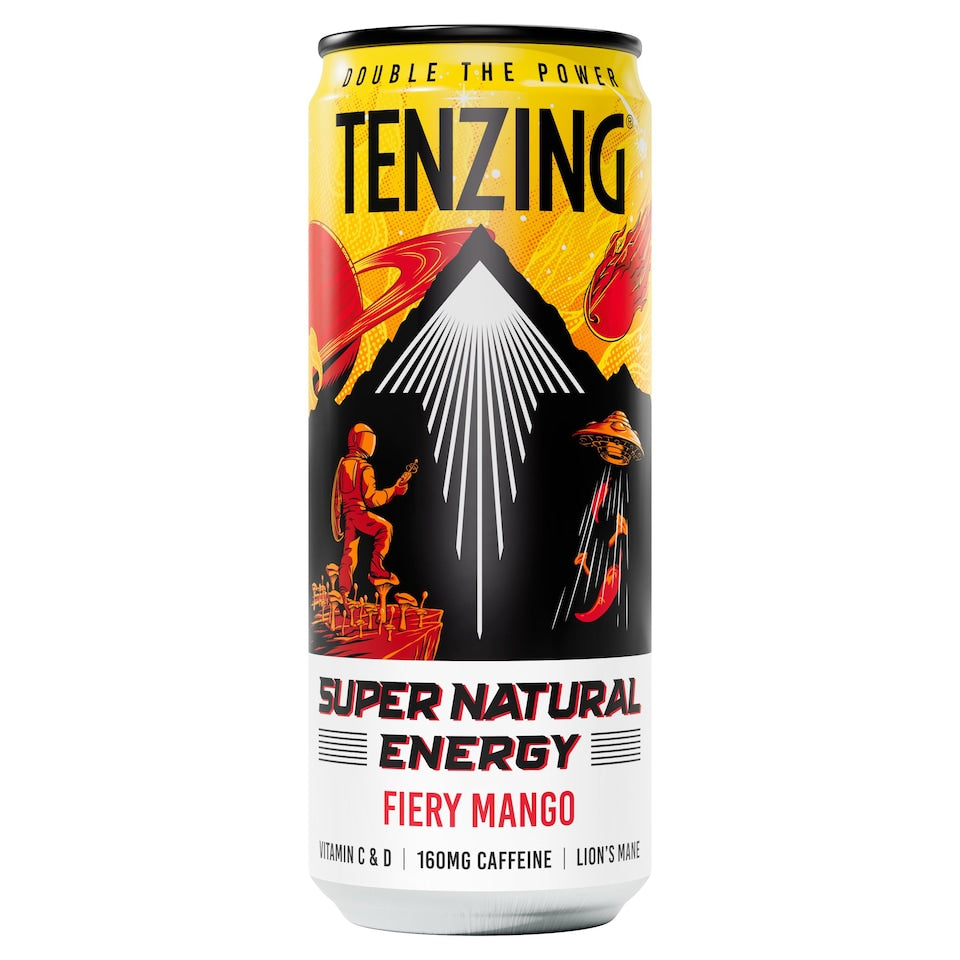 Tenzing Natural Energy 12x330ml Fiery Mango