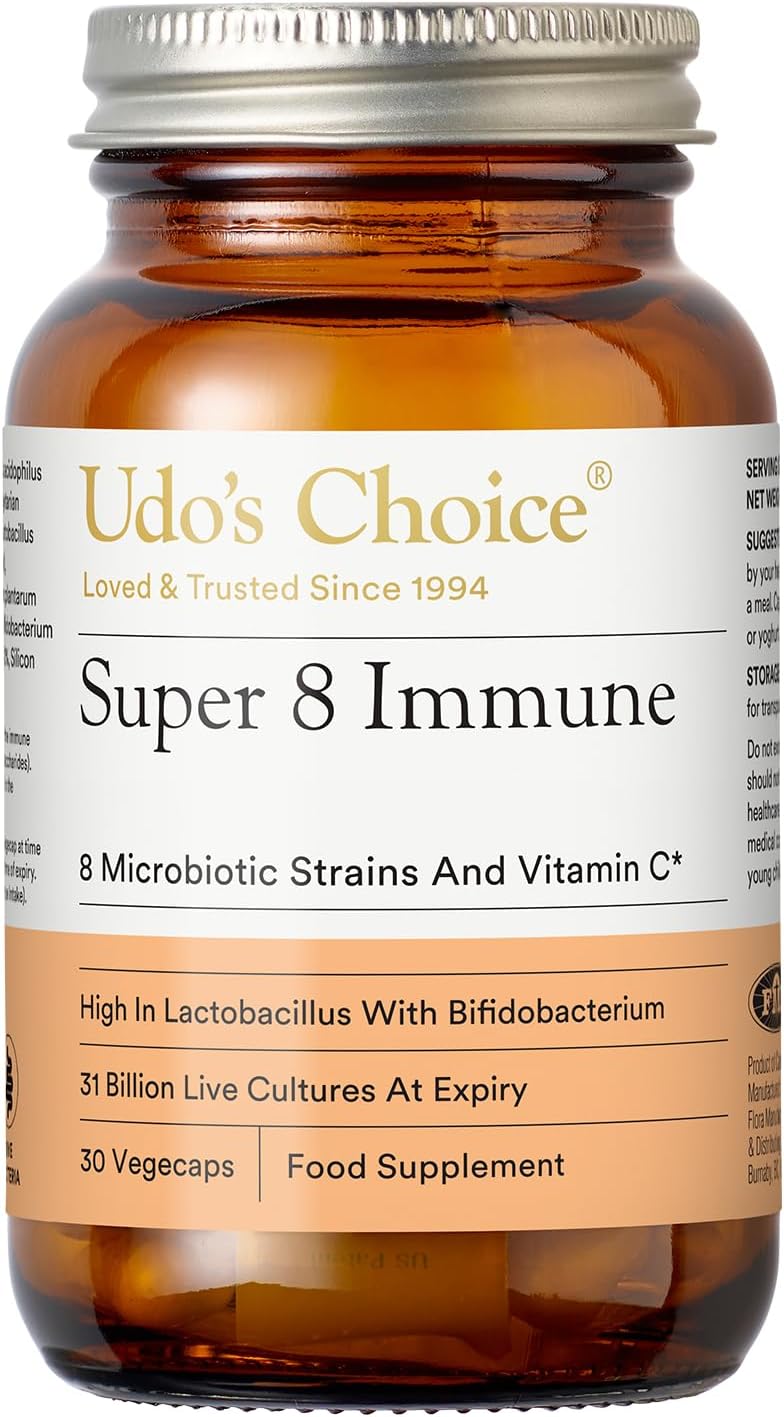 Udo's Choice Super 8 Microbiotics 30 Caps