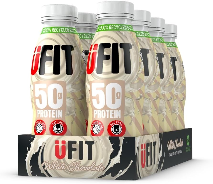 UFIT Protein RTD 8x500ml White Chocolate