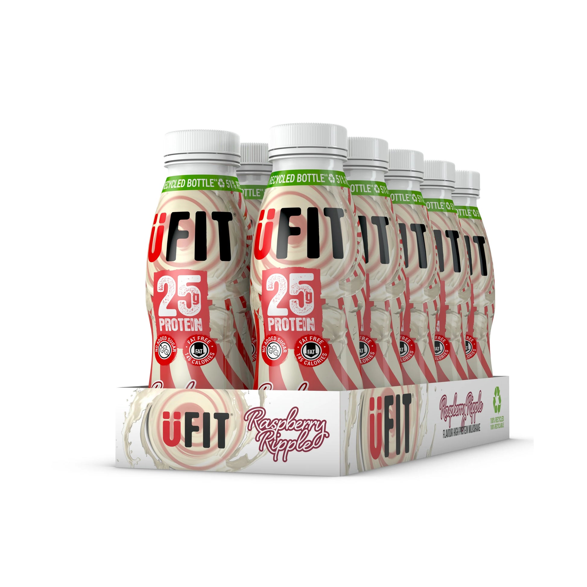 UFIT Protein RTD 10x330ml Raspberry Ripple