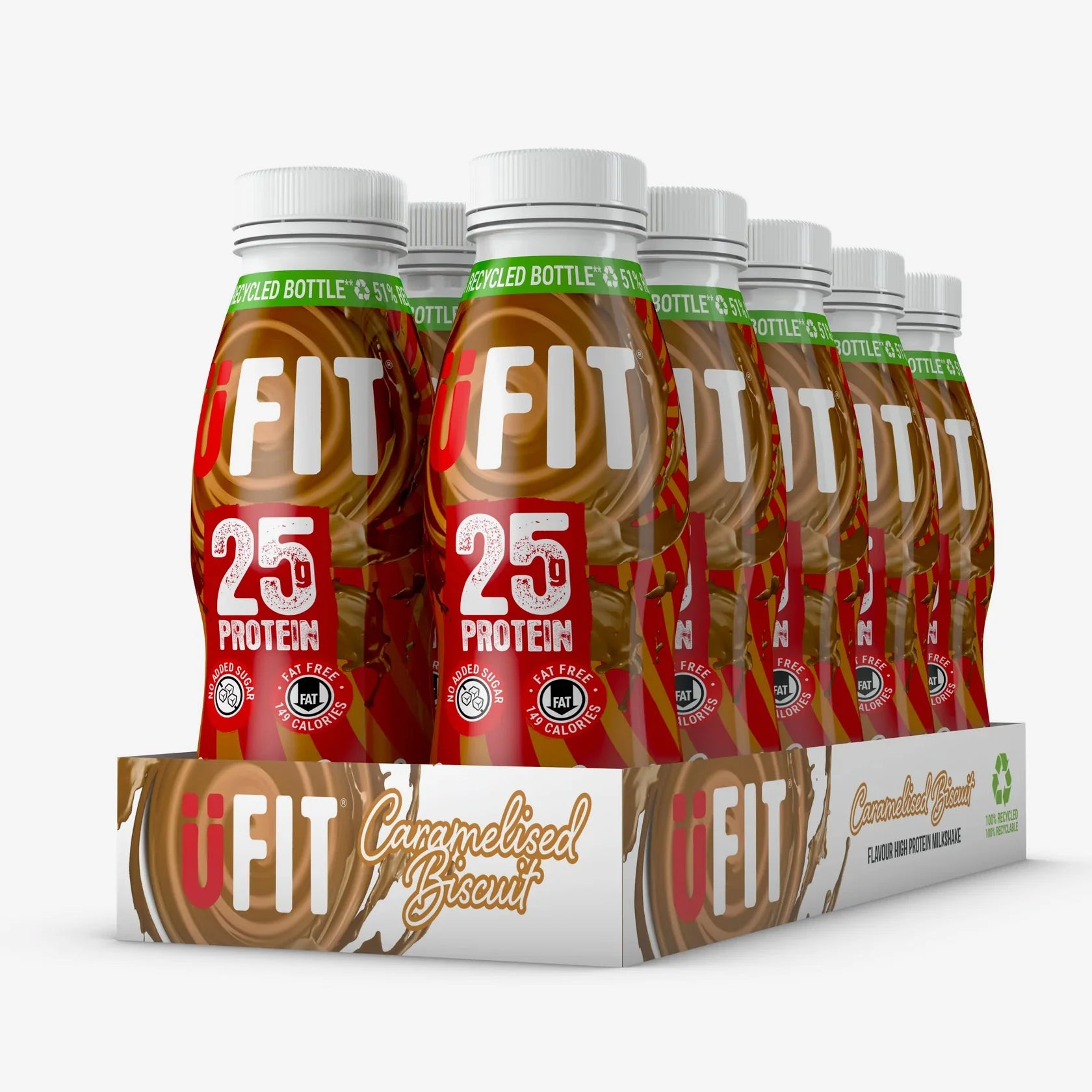 UFIT Protein RTD 10x330ml Caramelised Biscuit