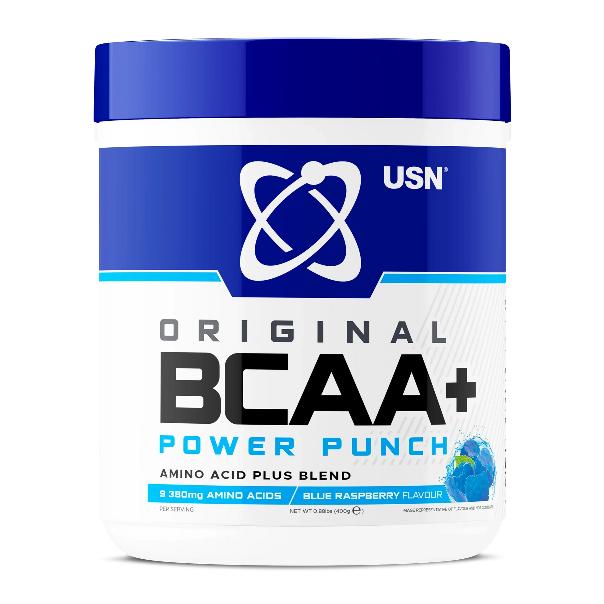 USN BCAA Power Punch 400g Blue Raspberry