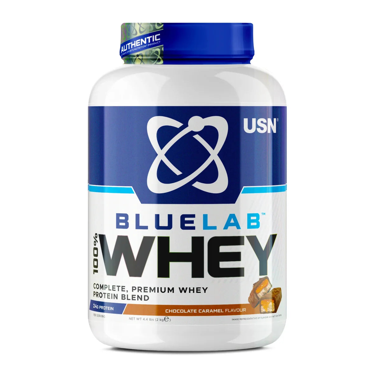 USN Blue Lab Whey 2kg Caramel Chocolate