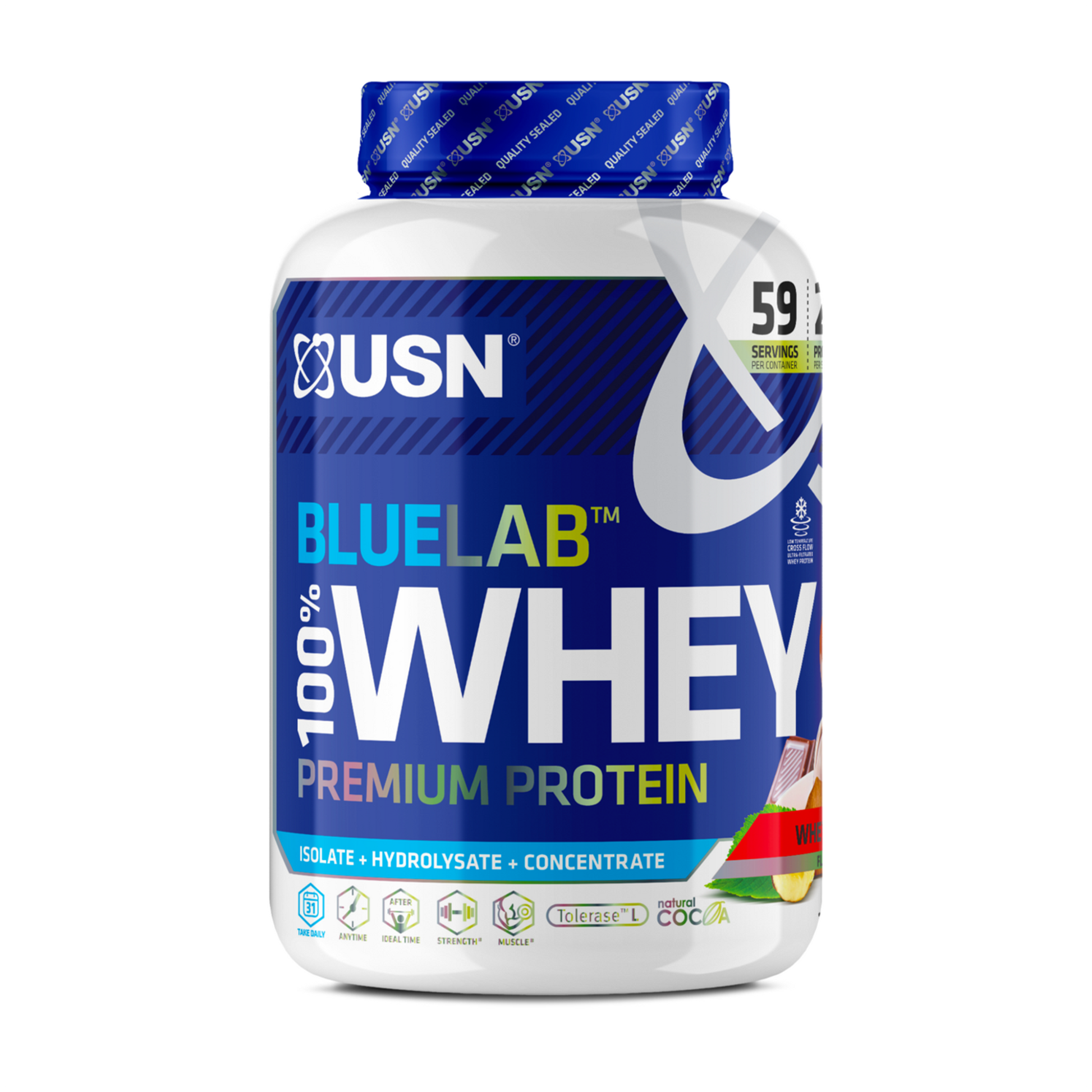 USN Blue Lab Whey 2kg Wheytella