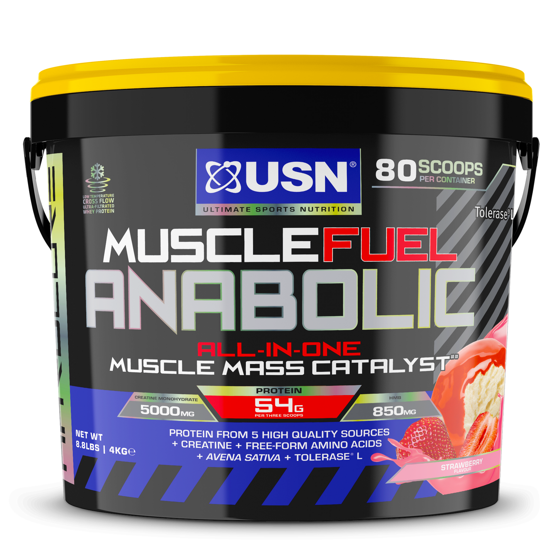 USN Muscle Fuel Anabolic 4kg Strawberry