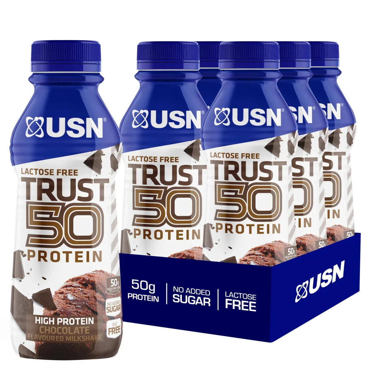 USN Trust Protein 50 6x500ml Chocolate