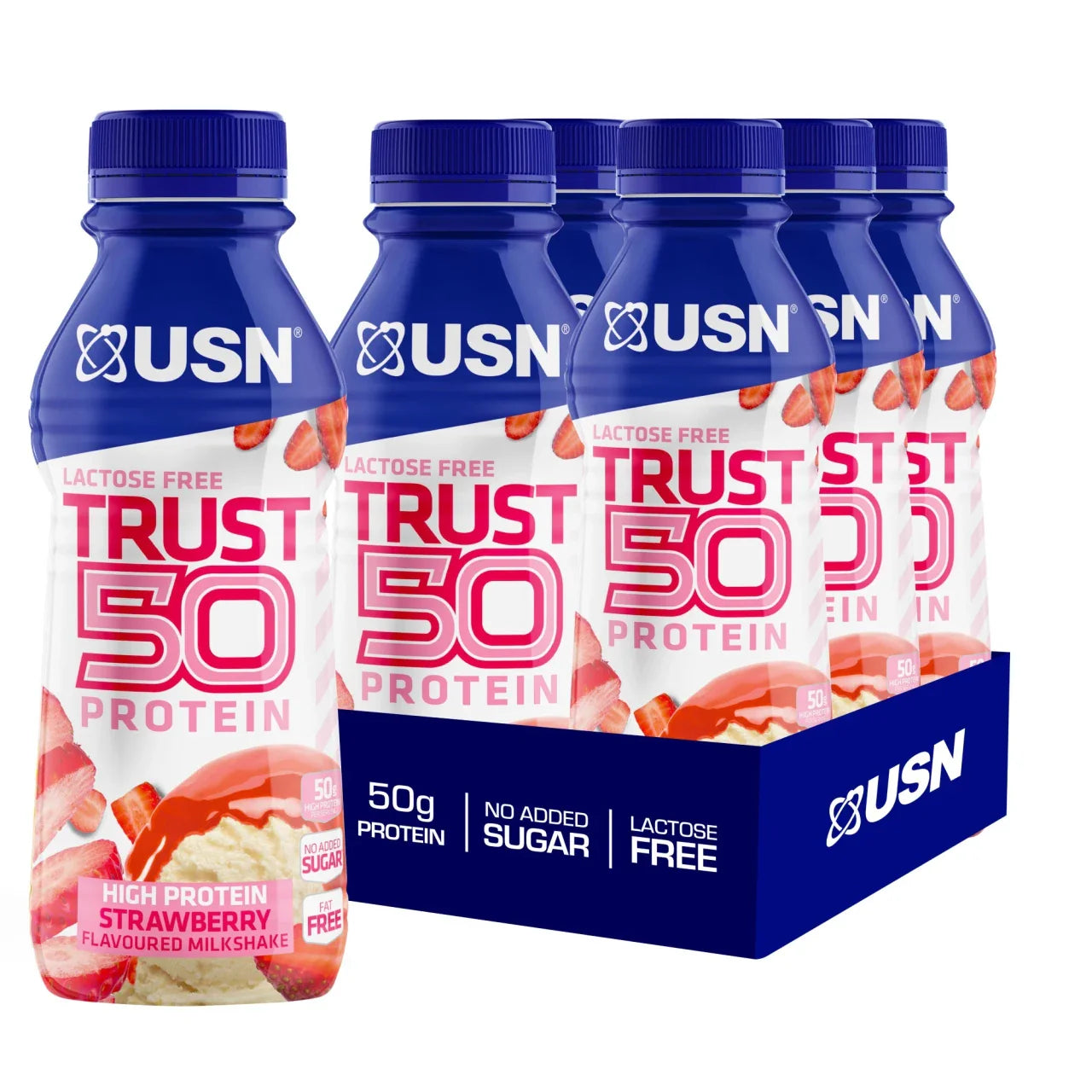 USN Trust Protein 50 6x500ml Strawberry