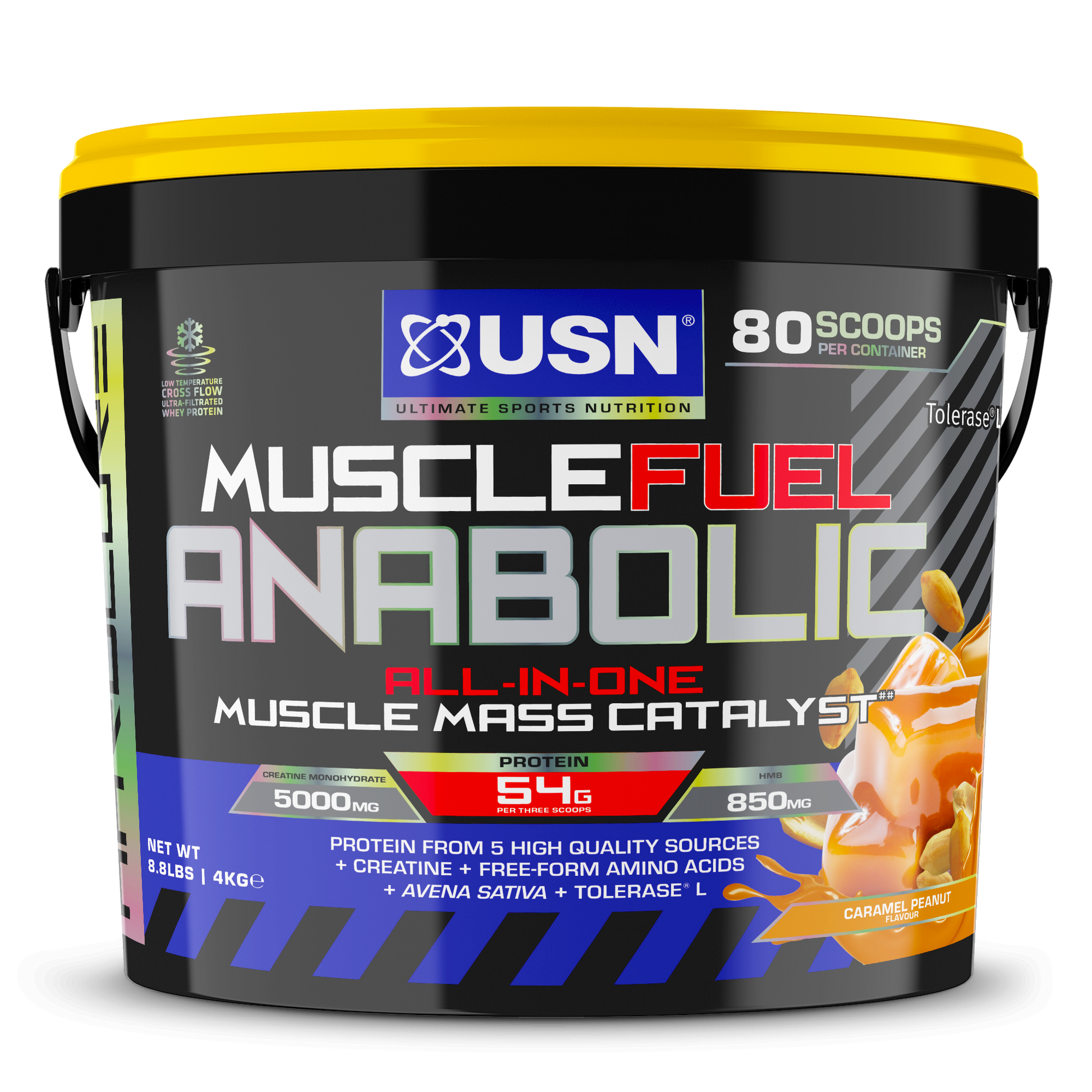 USN Muscle Fuel Anabolic 4kg Caramel Peanut Butter