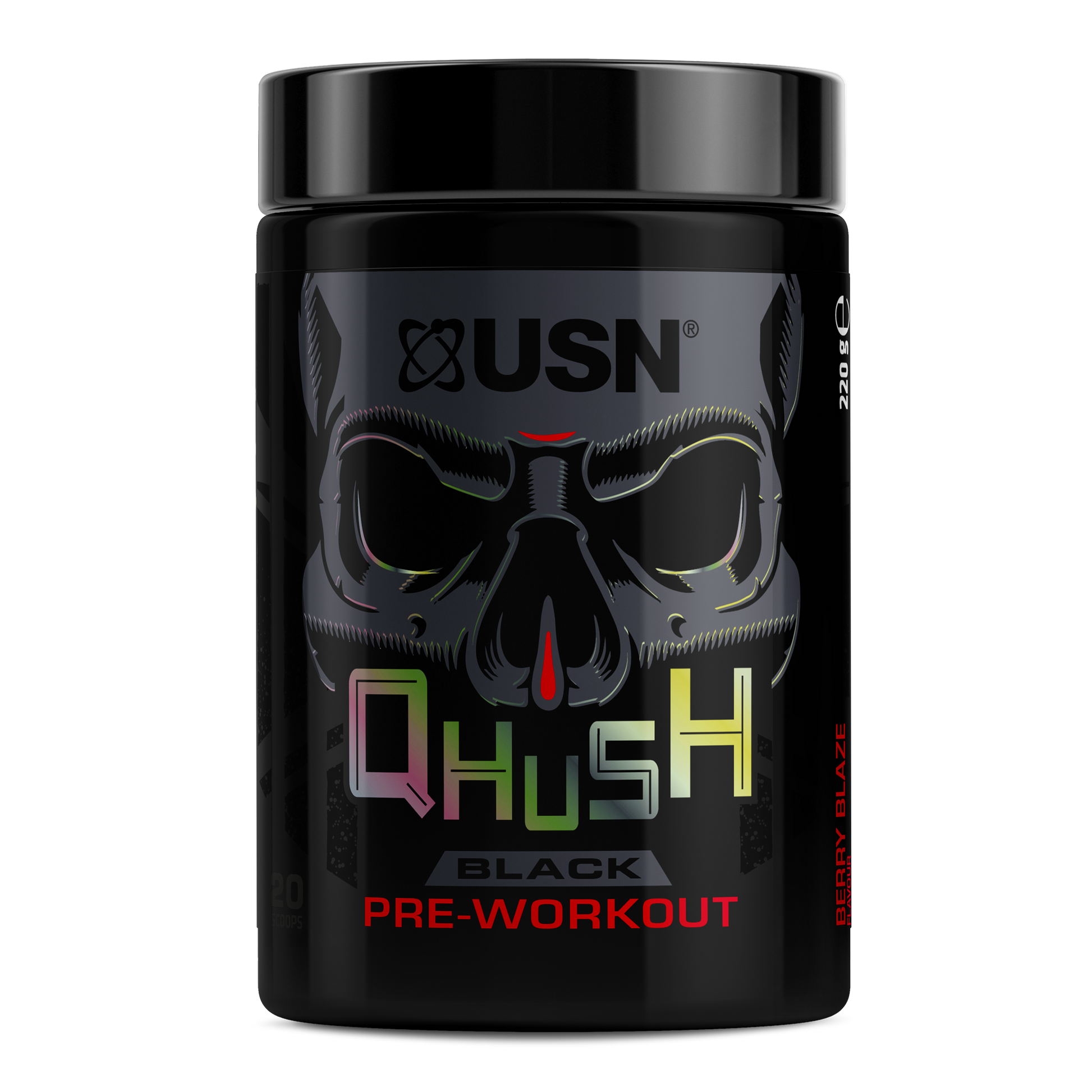 USN QHUSH Black 220g Berry Blaze